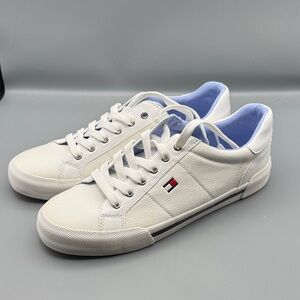 Tommy Hilfiger Lestiel Lace-Up Faux Leather Casual Sneakers
